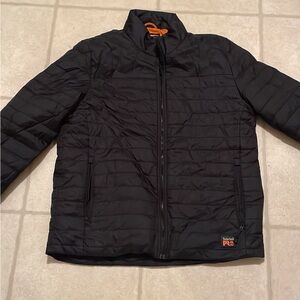 Black/Orange Timberland Puffer